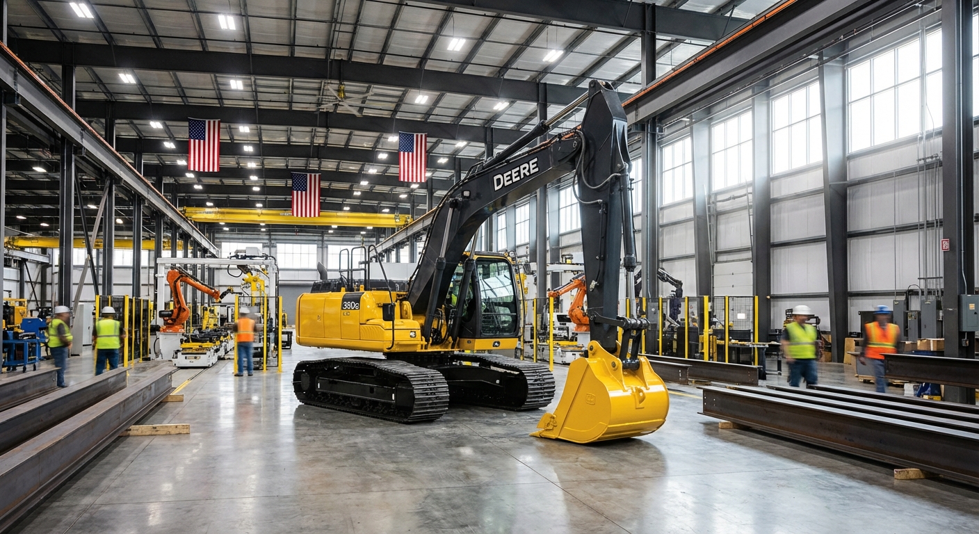 John Deere Recalls 99 Workers, Announces $70M Excavator Plant Expansion in Major U.S. Manufacturing Push