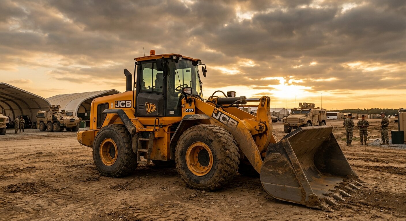 JCB Lands $205 Million U.S. Marine Corps Contract for 535 Militarized Wheel Loaders