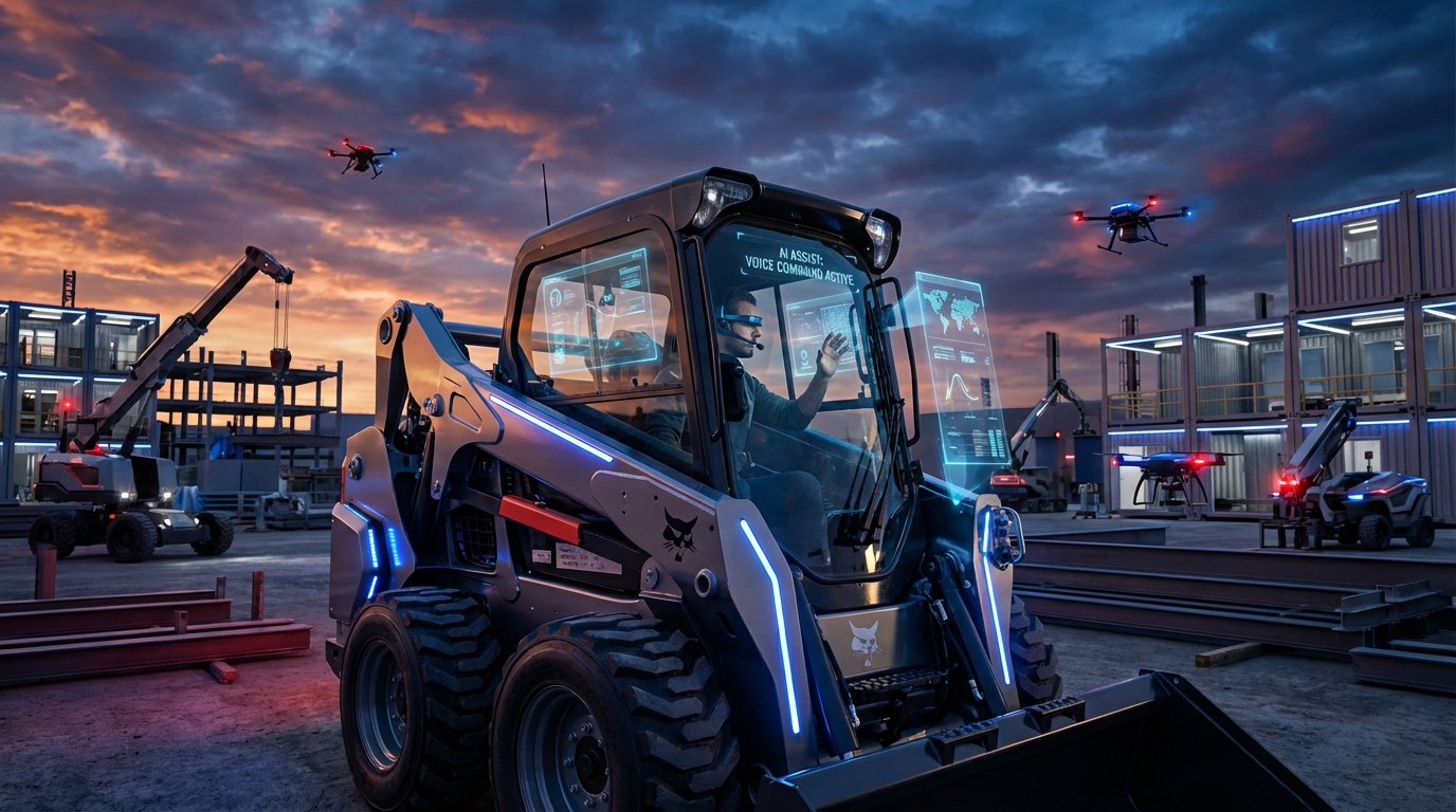 Bobcat Unveils AI-Powered Voice Assistant and Autonomous Concept Machine at CES 2026