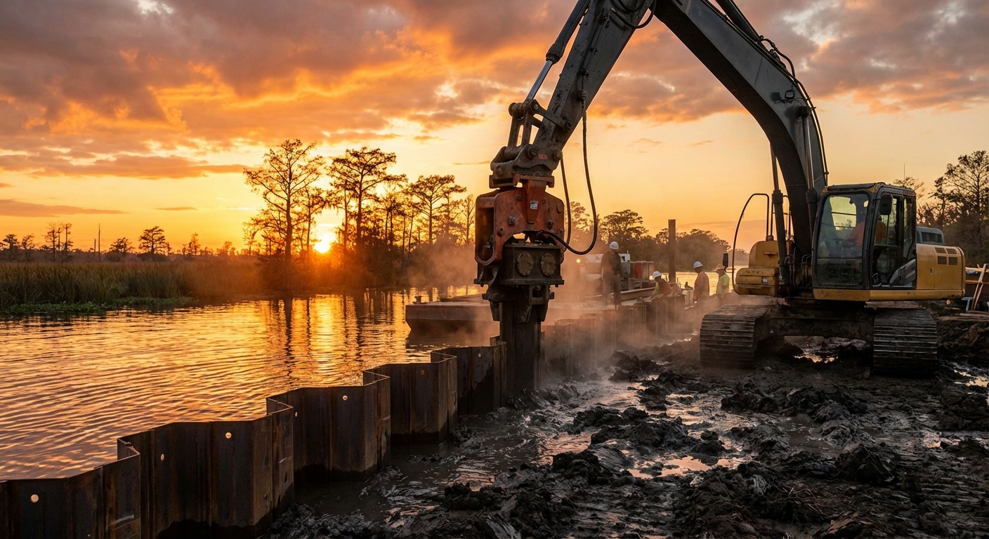 Viking Attachments: How a Louisiana Family Business is Bringing Pile Driver Manufacturing Back to America