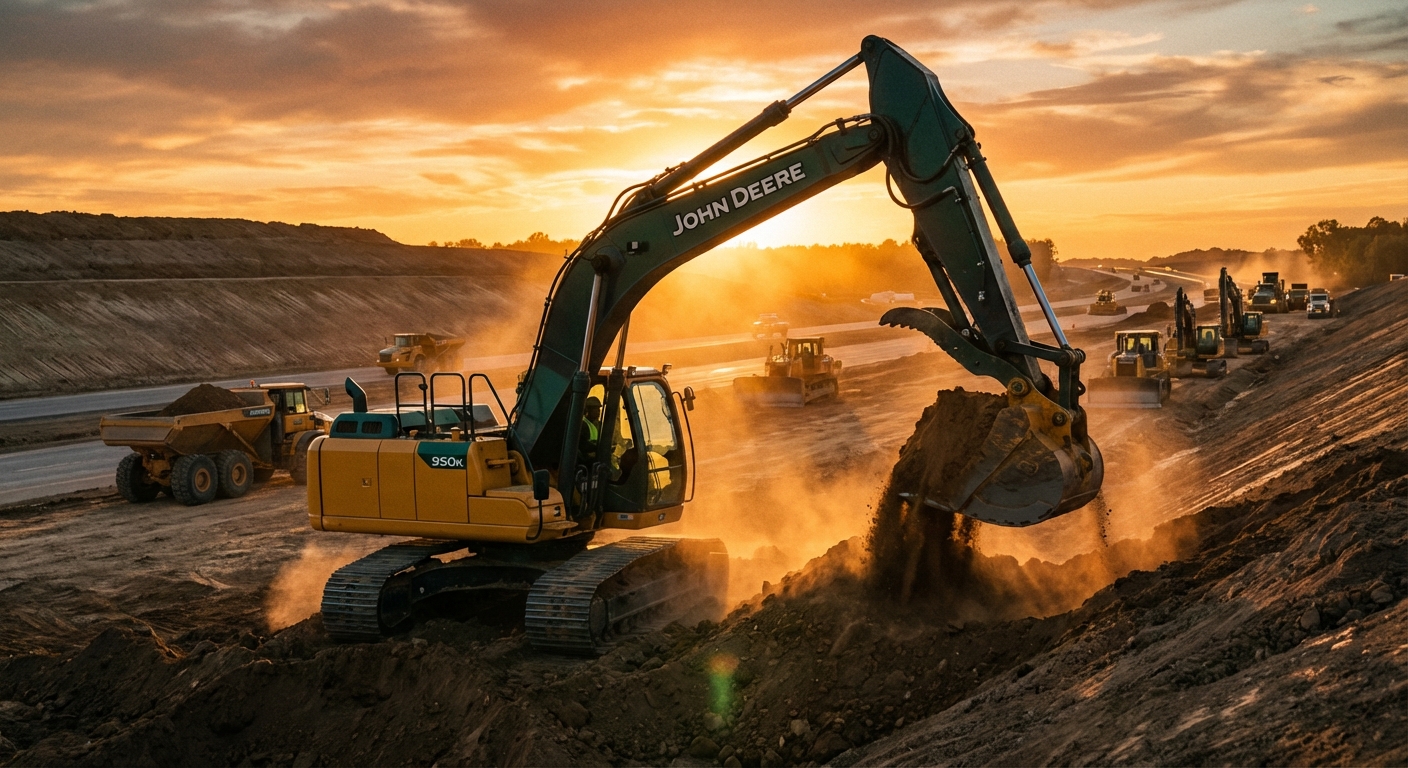 John Deere Construction & Forestry Segment Surges 34% as Equipment Market Recovery Takes Hold