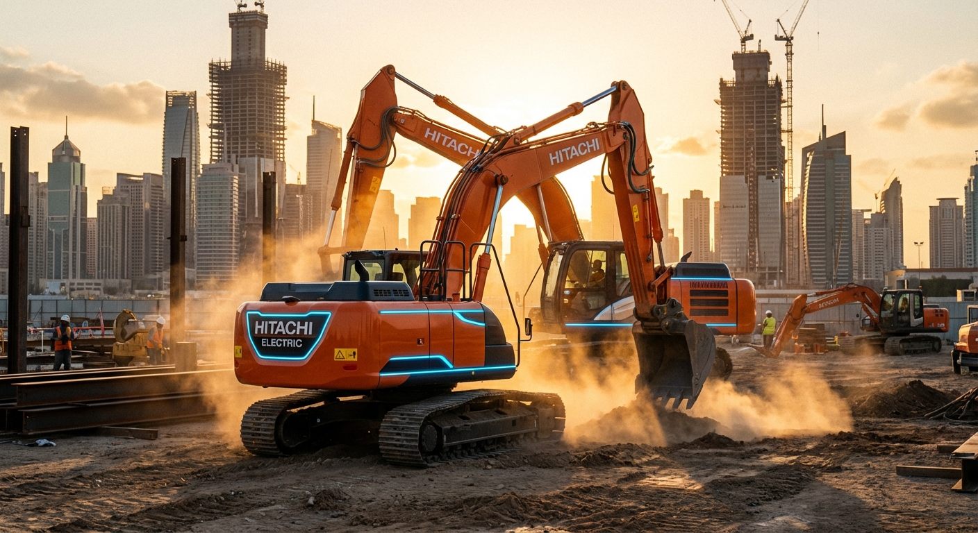 Hitachi Drops a Battery-Electric Excavator Right Before CONEXPO — and Itochu Is Betting Big on What Comes Next