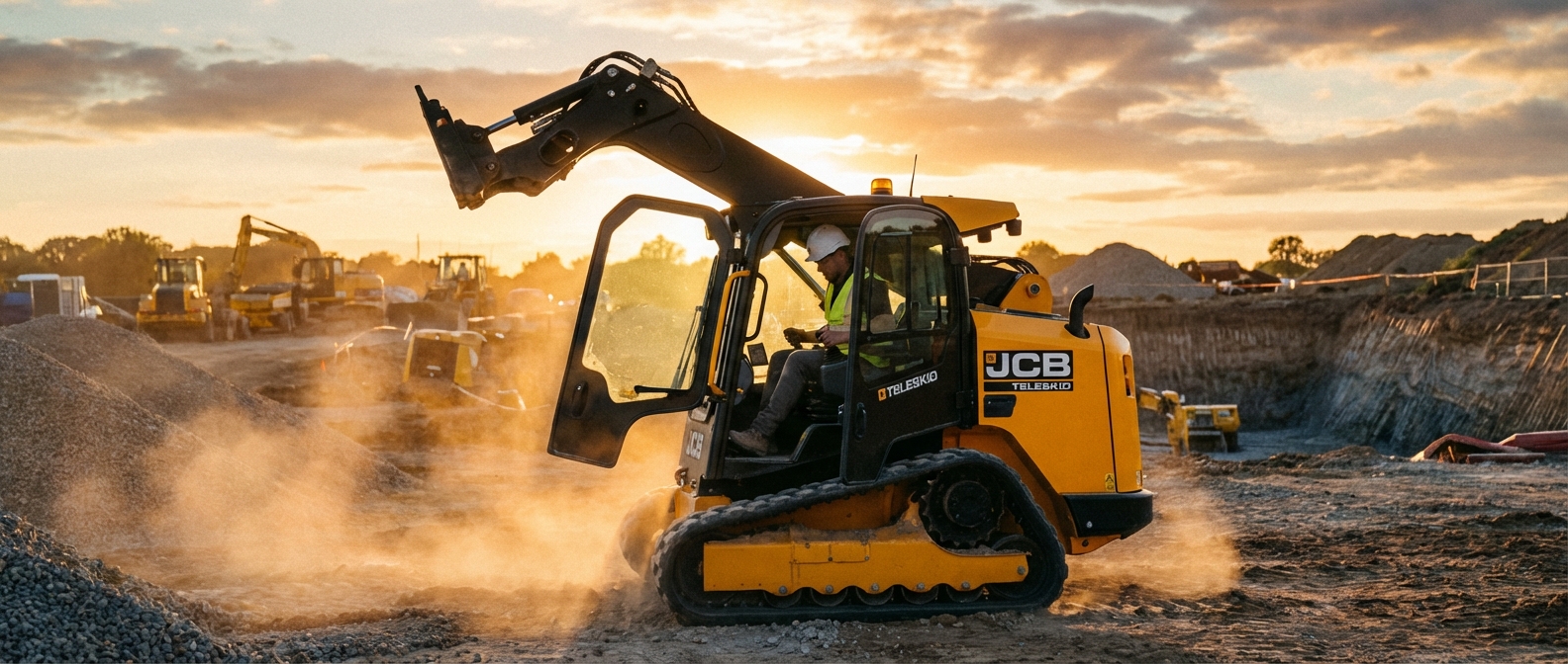JCB's New 250T Compact Track Loader Has a Side Door — And That Changes Everything