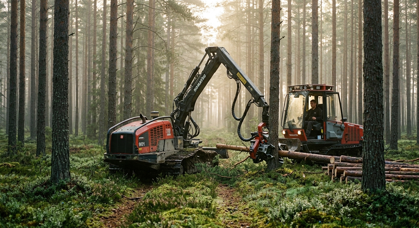 Komatsu's Malwa Acquisition Is a Bet That Forestry's Future Is Smaller, Not Bigger
