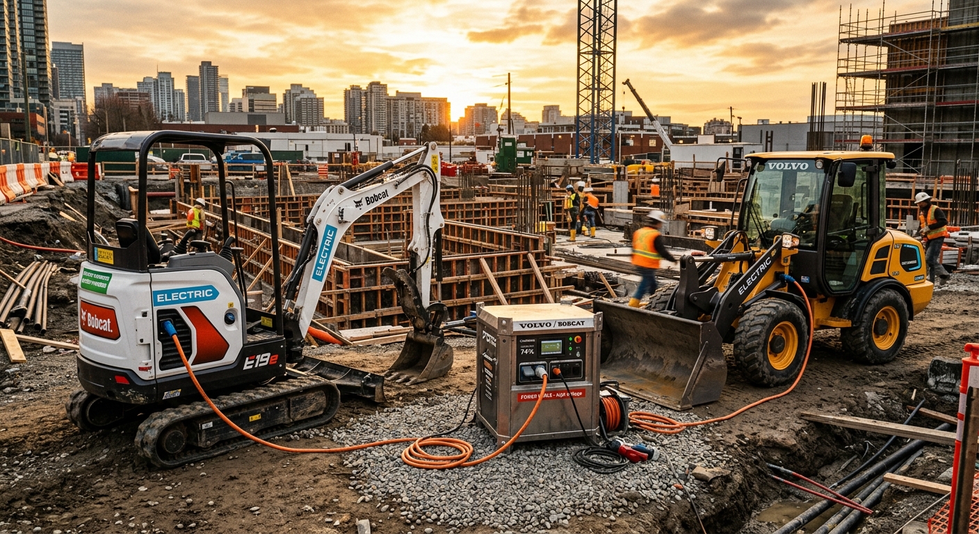 Electric Compact Equipment Has a Charging Problem Before It Has a Demand Problem