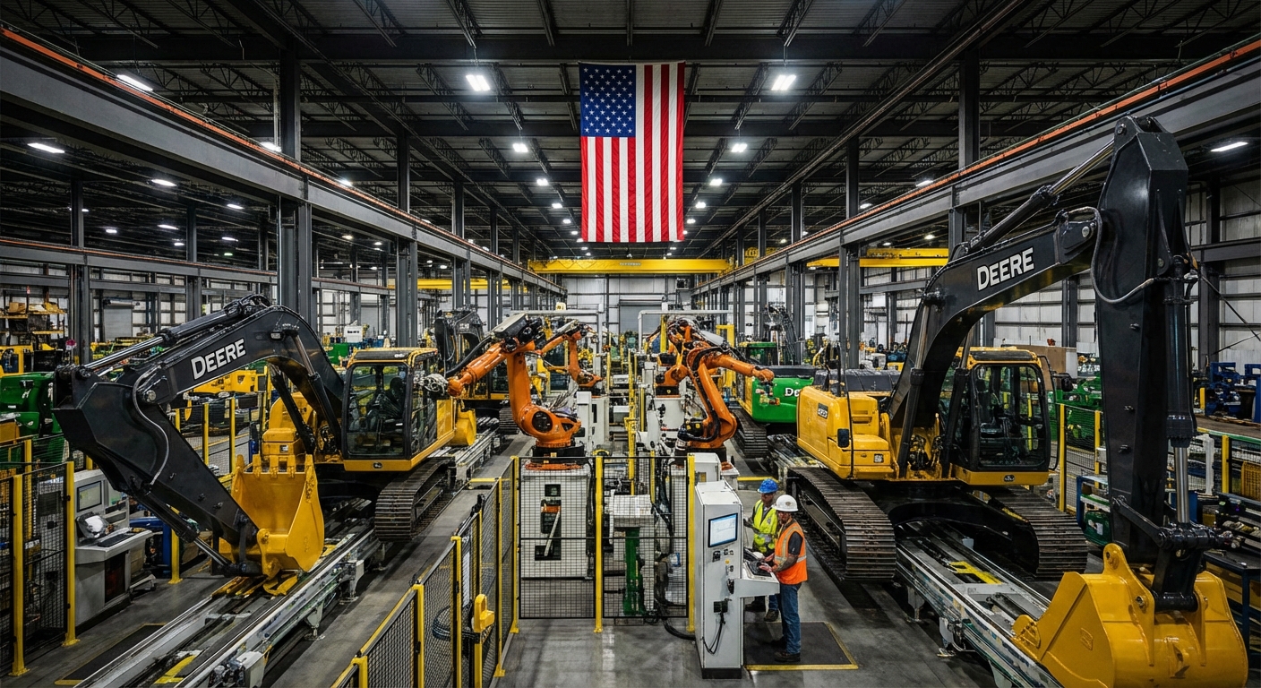 John Deere to Build America's First All-American Excavator Factory in North Carolina